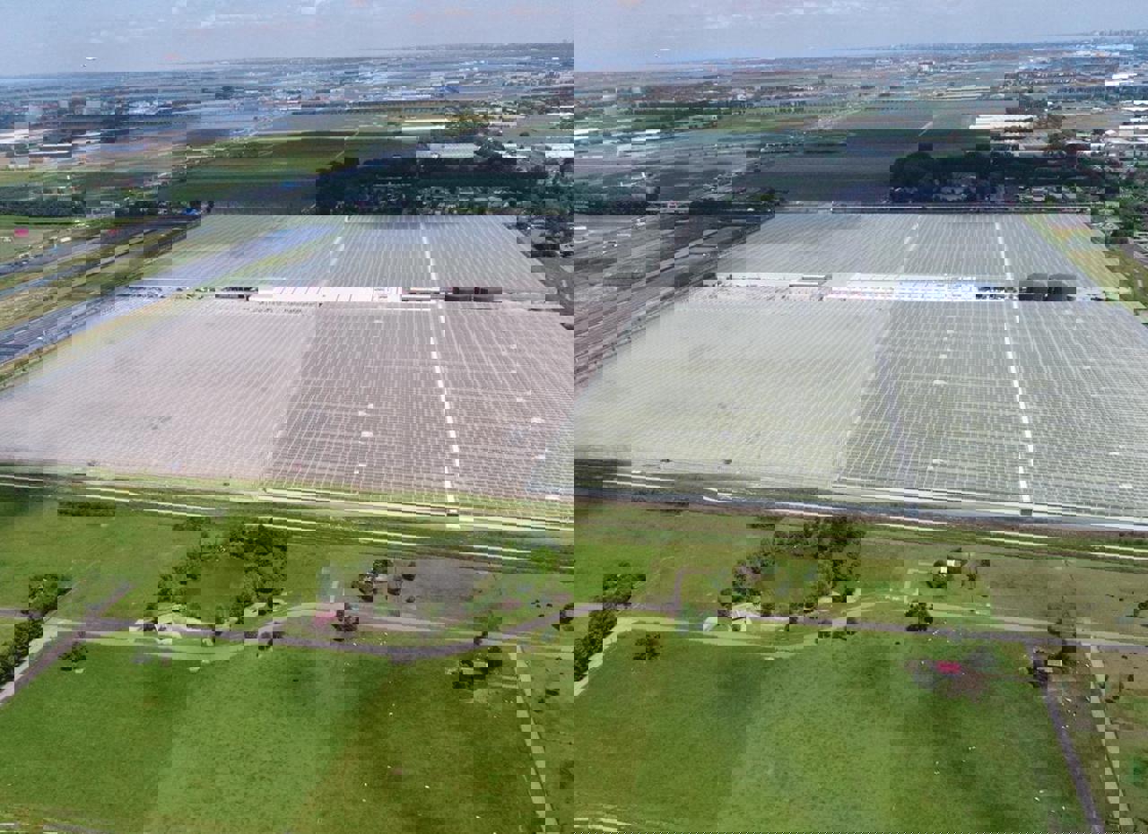 Greenhouse from above